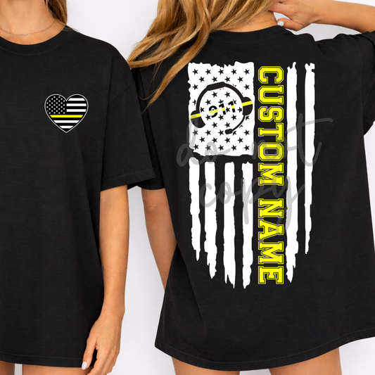 Custom 911 Dispatcher Top — design example 1