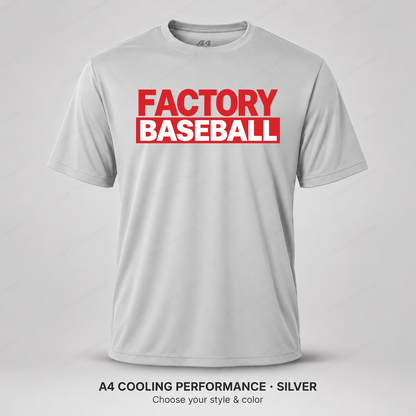 Factory Baseball — Bold Bar — A4 performance — Silver