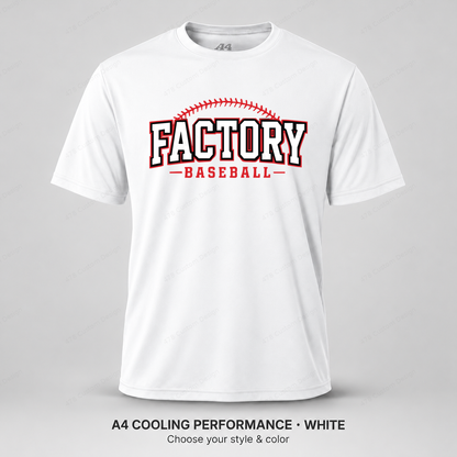 Factory Baseball original baseball stitching — A4 performance — White