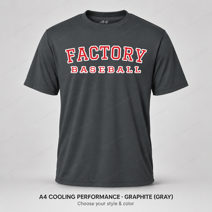 Factory Baseball Varsity — A4 performance — Graphite