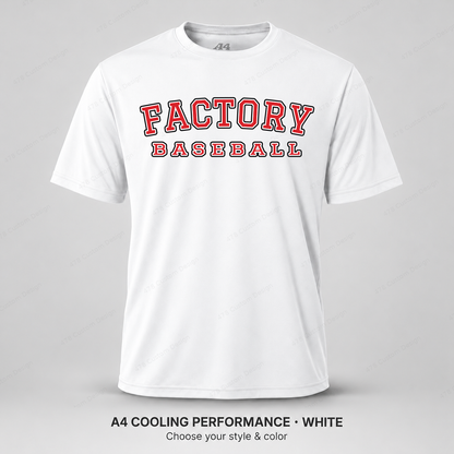 Factory Baseball Varsity — A4 performance — White