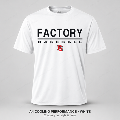 Factory Baseball — Design 01 — A4 White