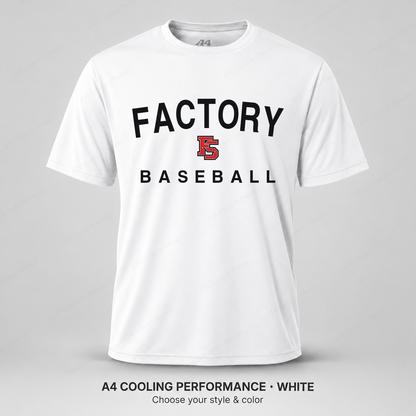 Factory Baseball 02B Condensed Arch — A4 White