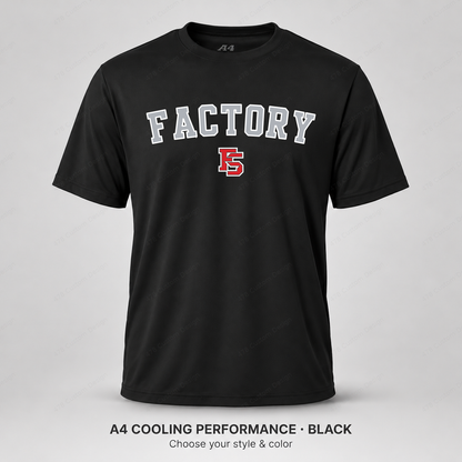 Factory Baseball 05 — Black — corrected artwork and visible 478 Custom Design watermark