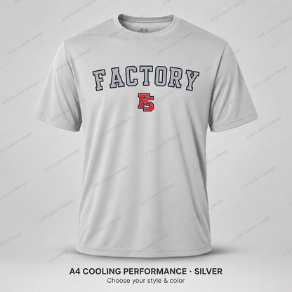 Factory Baseball 05 — Silver — corrected artwork and visible 478 Custom Design watermark