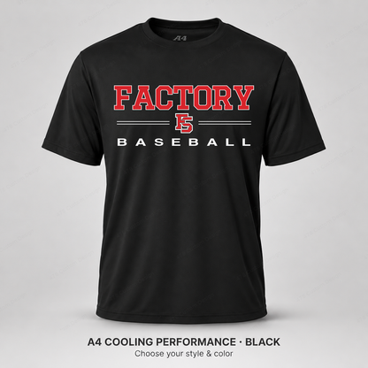 Factory Baseball 08 Split Rule — A4 Black