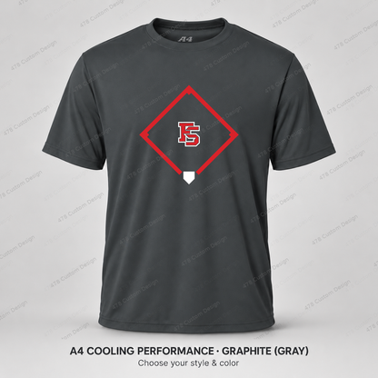 Factory Baseball 09 — Graphite — corrected artwork and visible 478 Custom Design watermark