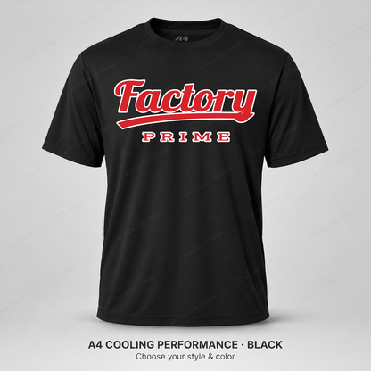 Factory Prime Retro Script — A4 performance — Black