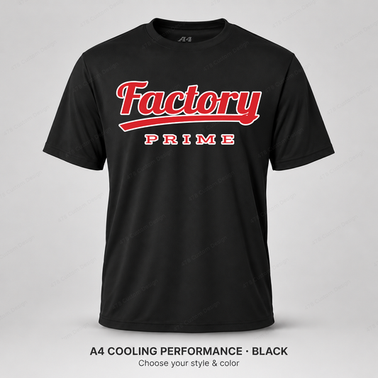 Factory Prime Retro Script — A4 performance — Black