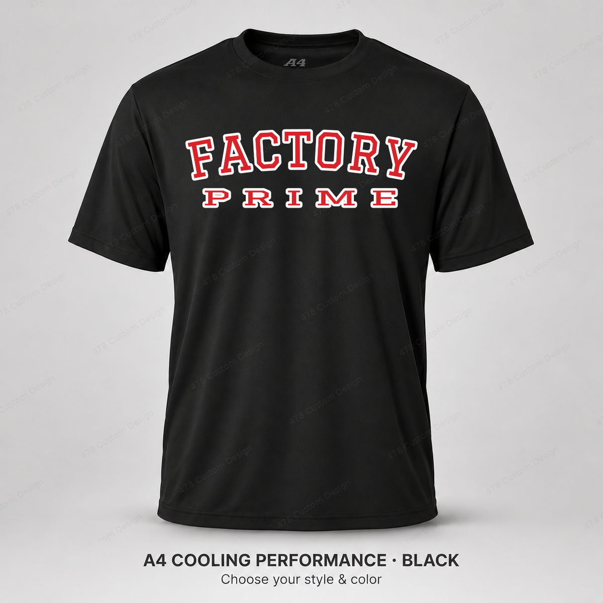 Factory Prime Varsity — A4 performance — Black