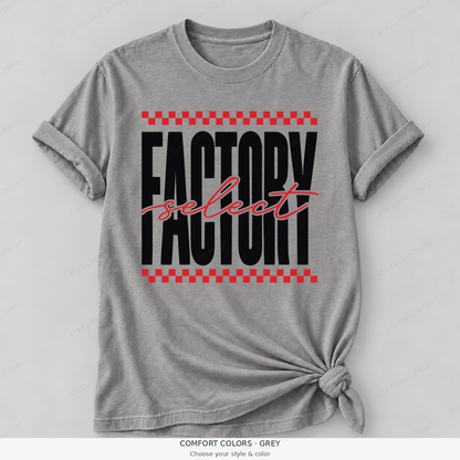 Factory Select checker — Comfort Colors — Grey