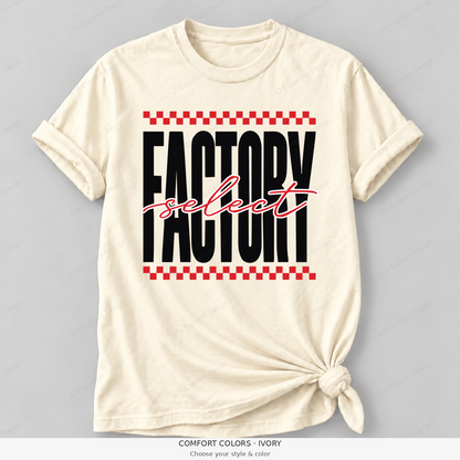 Factory Select checker — Comfort Colors — Ivory