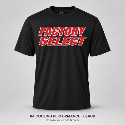 Factory Select Stacked — A4 performance — Black