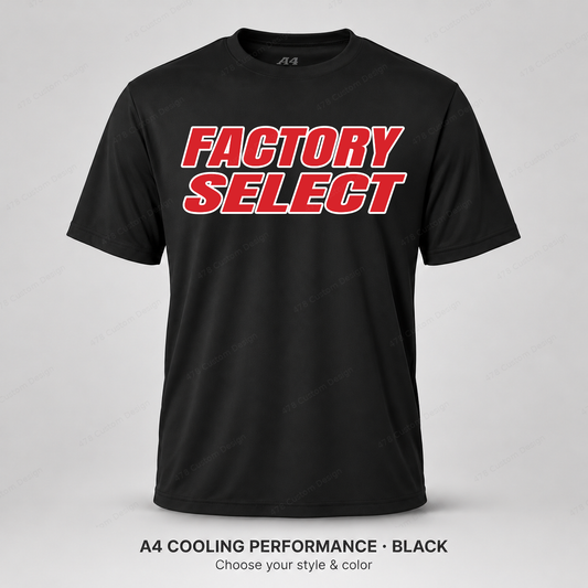 Factory Select Stacked — A4 performance — Black
