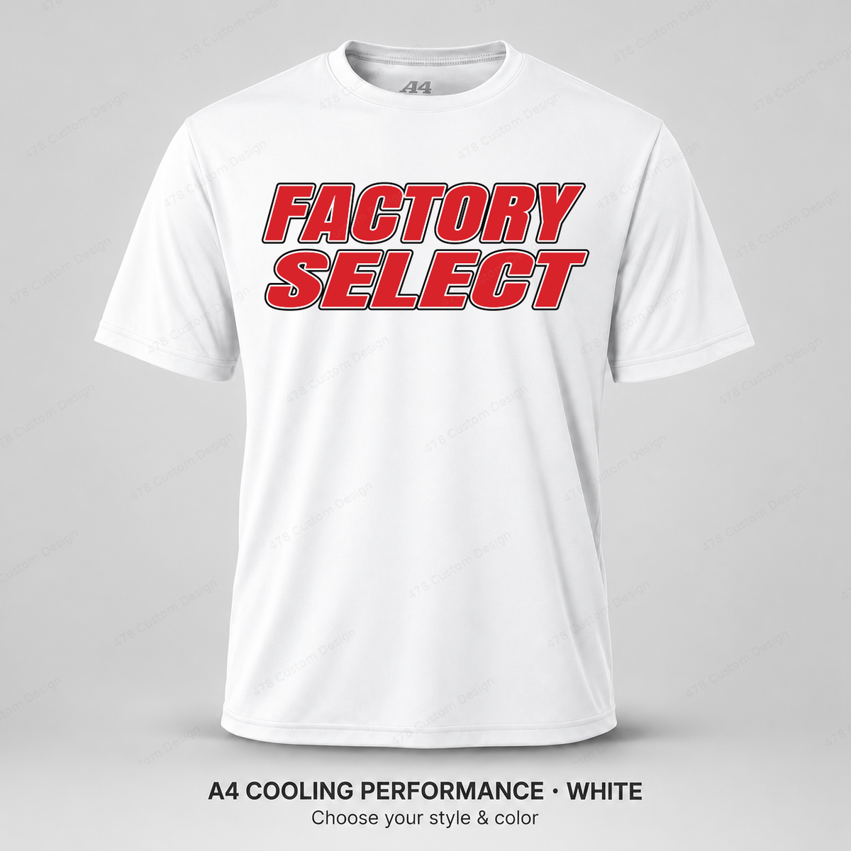 Factory Select Stacked — A4 performance — White