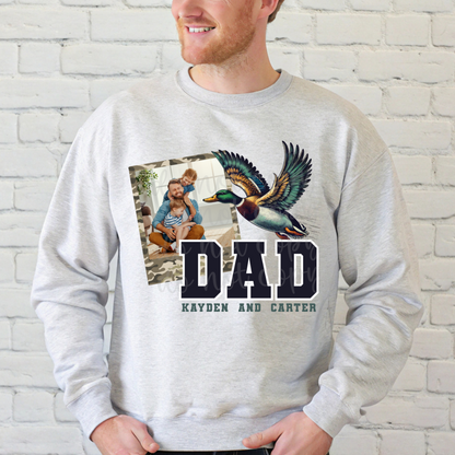 Custom Dad Flying Mallard Top — design example 1