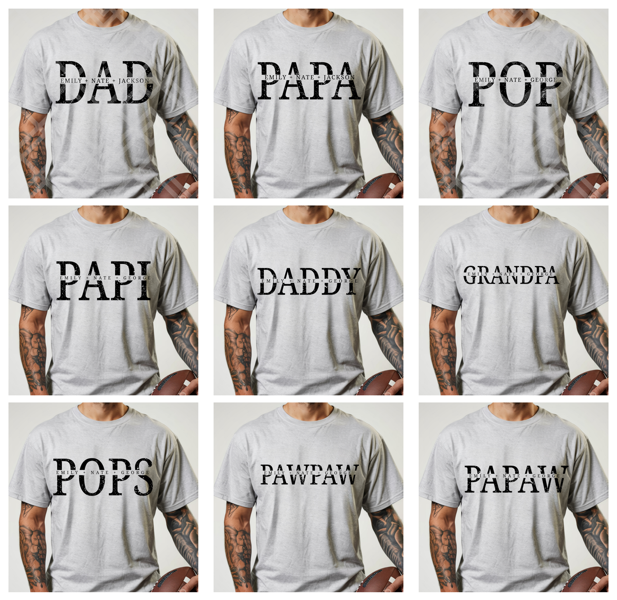 Custom Fathers Day Top — design example 1