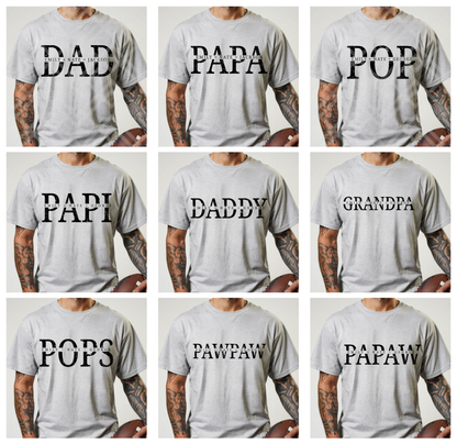 Custom Fathers Day Top — design example 1