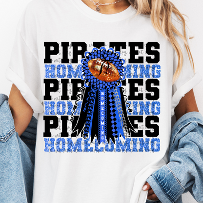 Custom Stacked Homecoming Mum Top — design example 1