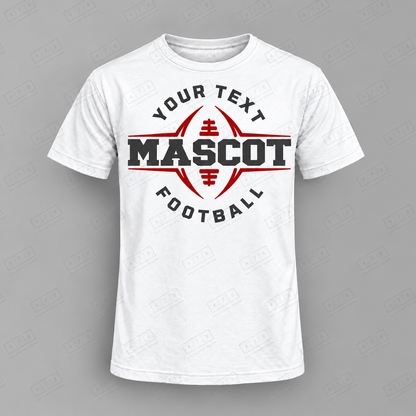 Custom undefined Football Top white shirt mockup with 478 Custom Design watermark