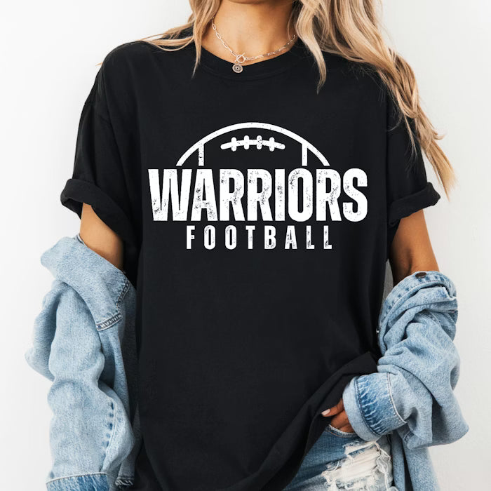 Custom Distressed Football Top — design example 1