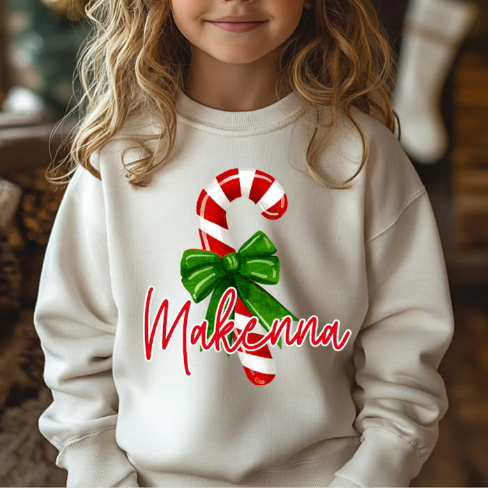 Custom Candy Cane Top — design example 1