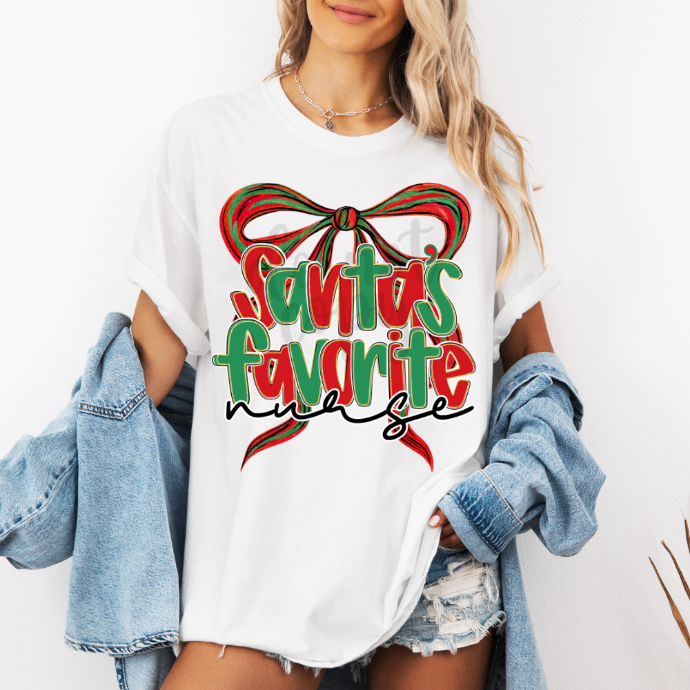 Custom Santa'S Favorite ______ Top — design example 1