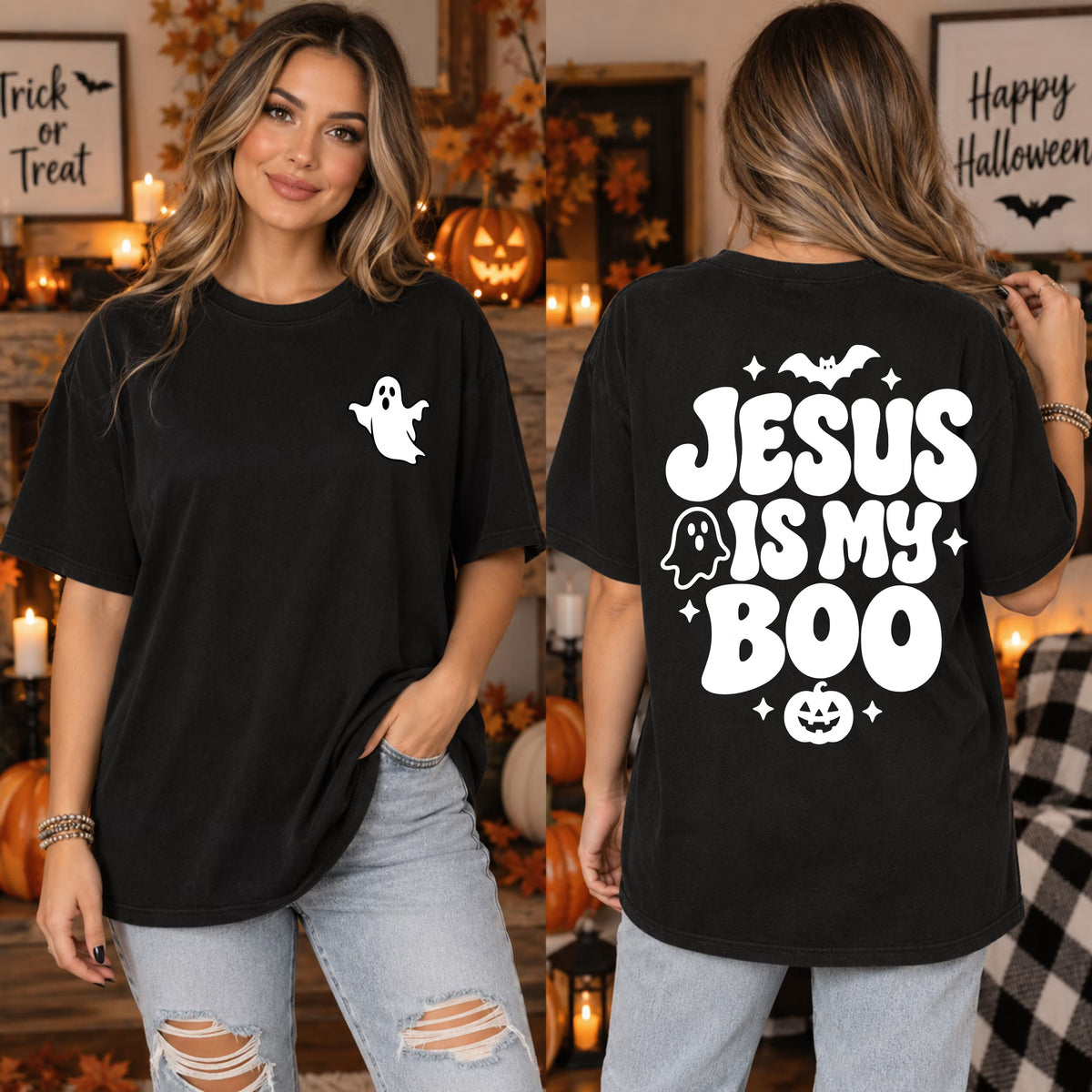 Jesus is my BOO (Front + Back Design)