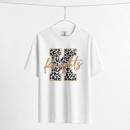 Knights Leopard Monogram Top design example