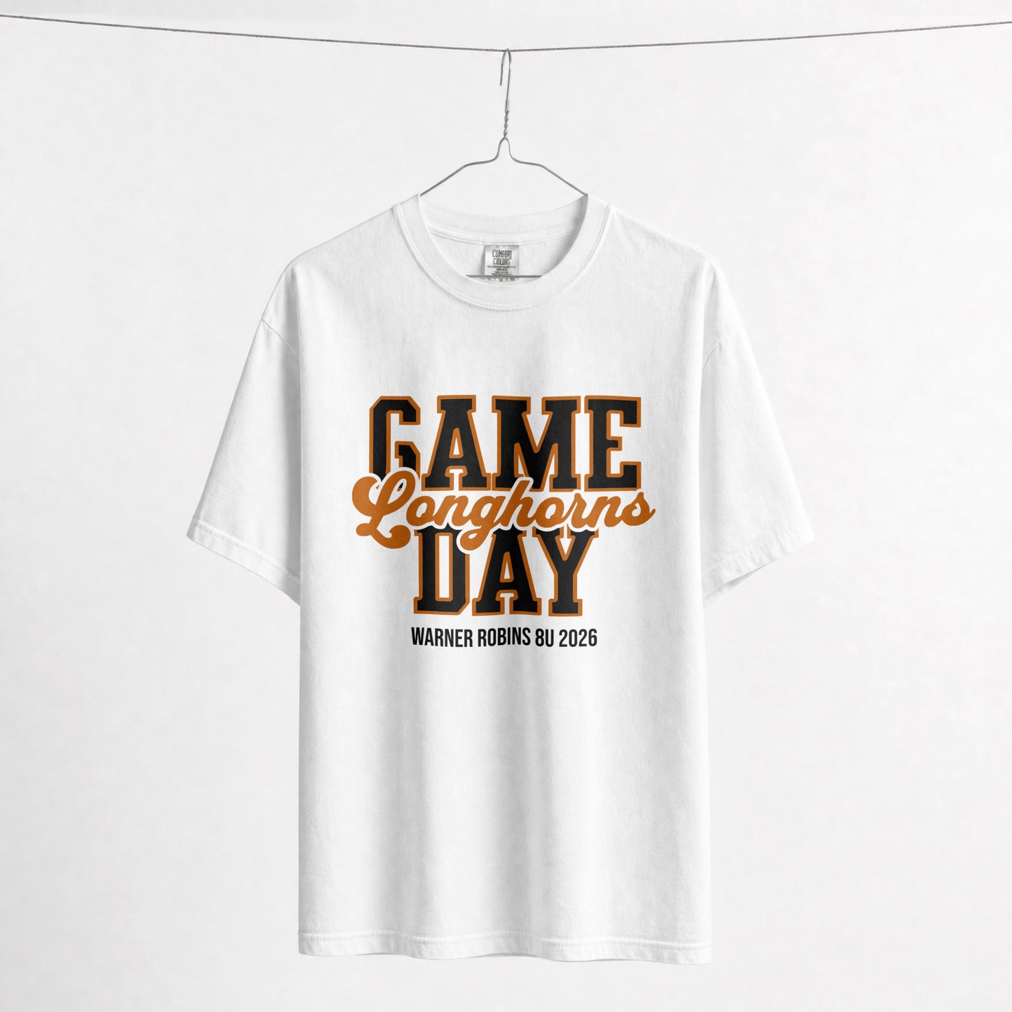 Longhorn Football- 8U Warner Robins- Design 4