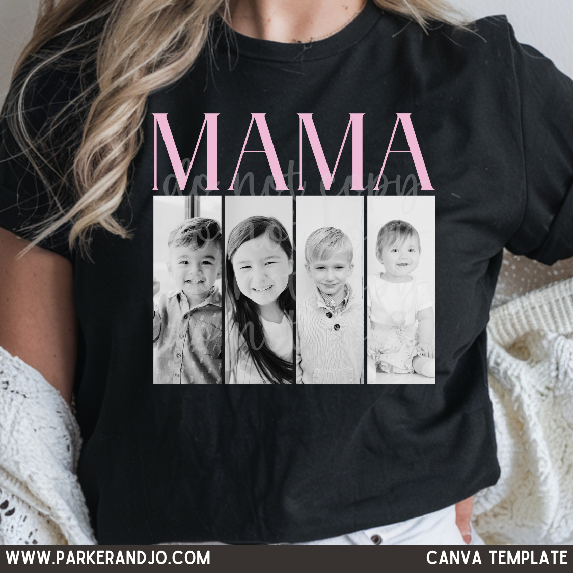 Custom Mama 4 Photo Top — design example 1