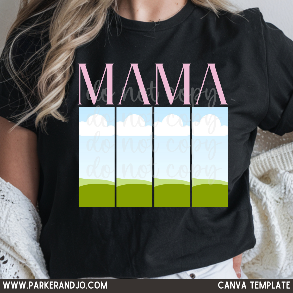 Custom Mama 4 Photo Top — design example 2