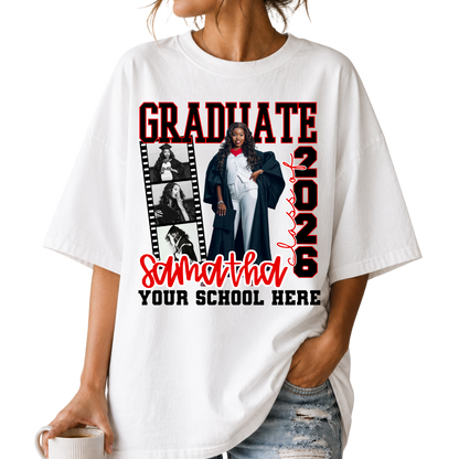 Custom Graduate Graduation Photo Top — design example 1