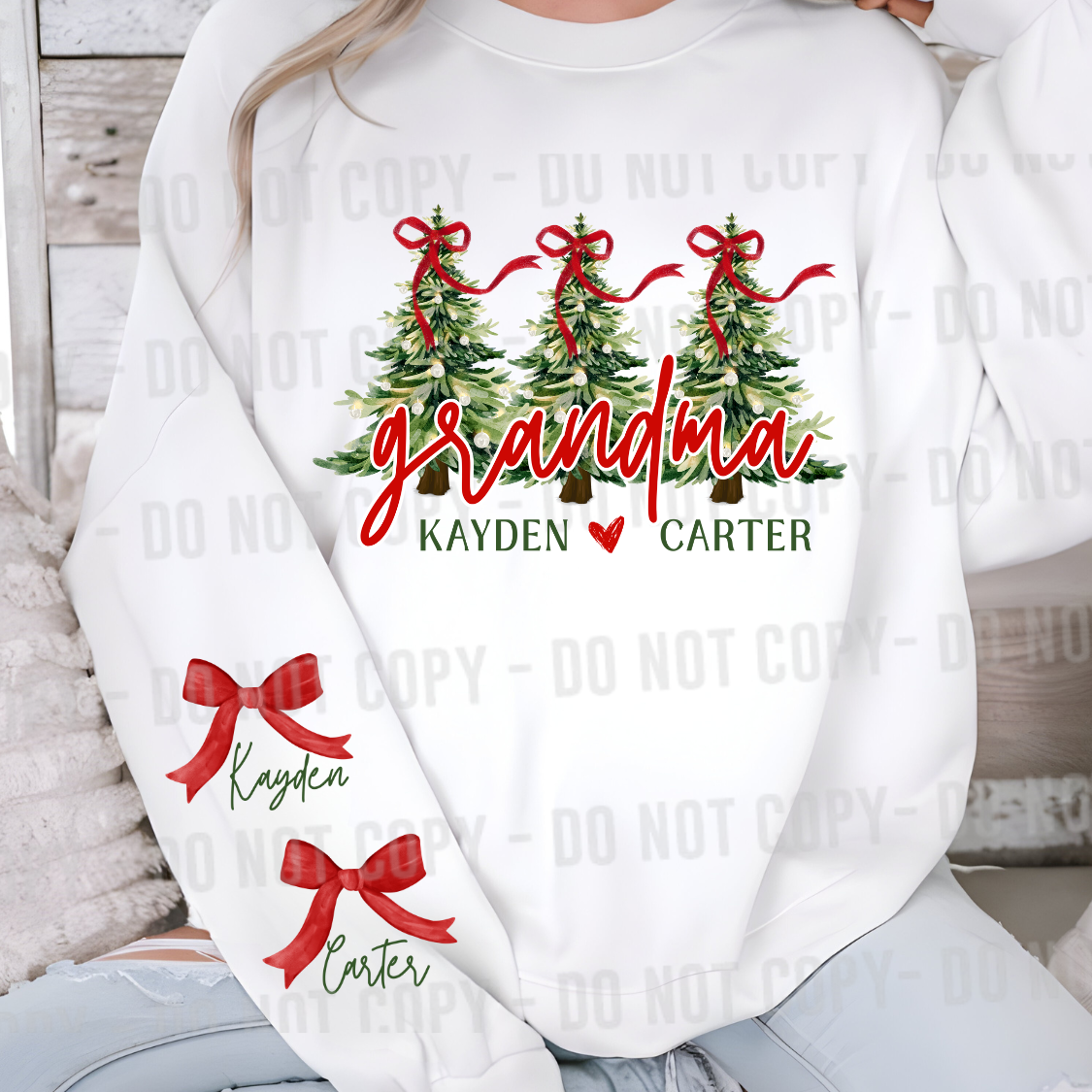 Custom Christmas Trees Top — design example 1