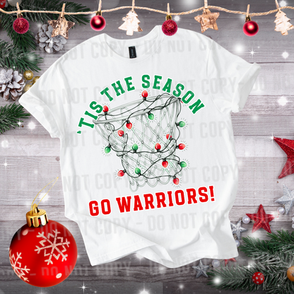 Custom Basketball Christmas Lights ’Tis the Season Top — design example 1