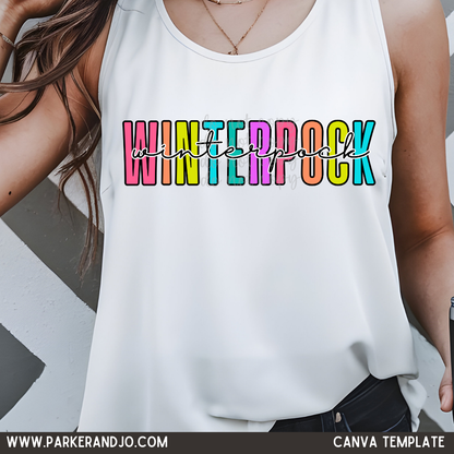 Custom Colorful Words Top — design example 1