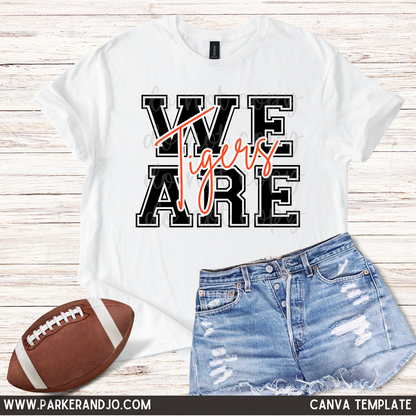 Custom We Are Mascot Top — design example 1