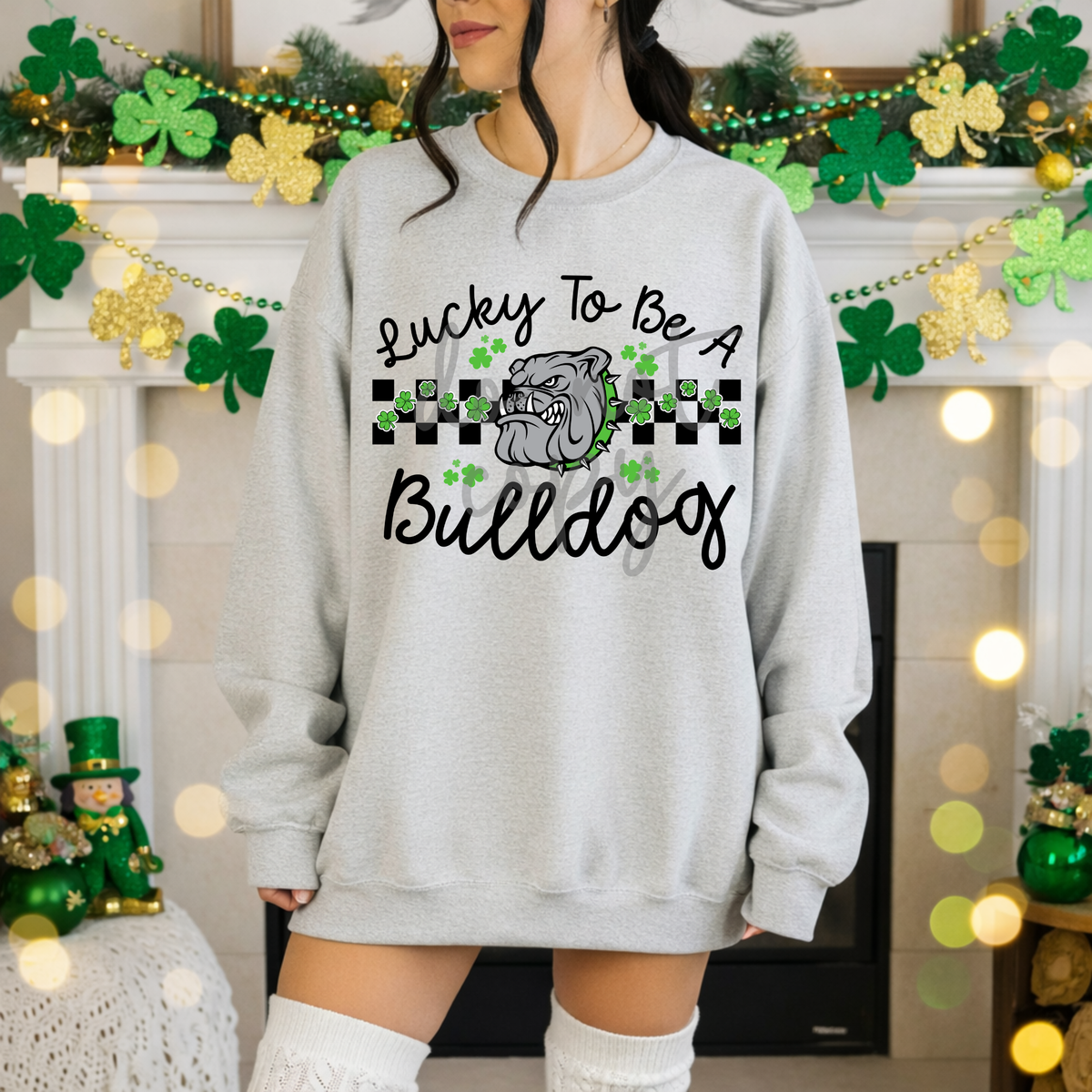 Custom Lucky To Be A Mascot Top — design example 1