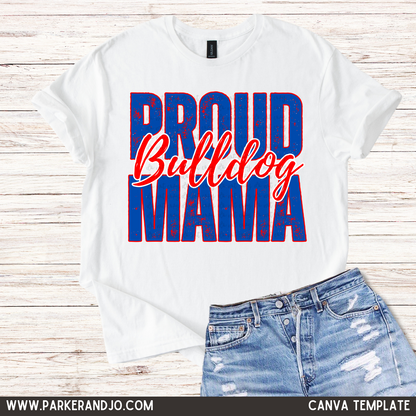 Custom Proud Distressed Mascot Top — design example 1