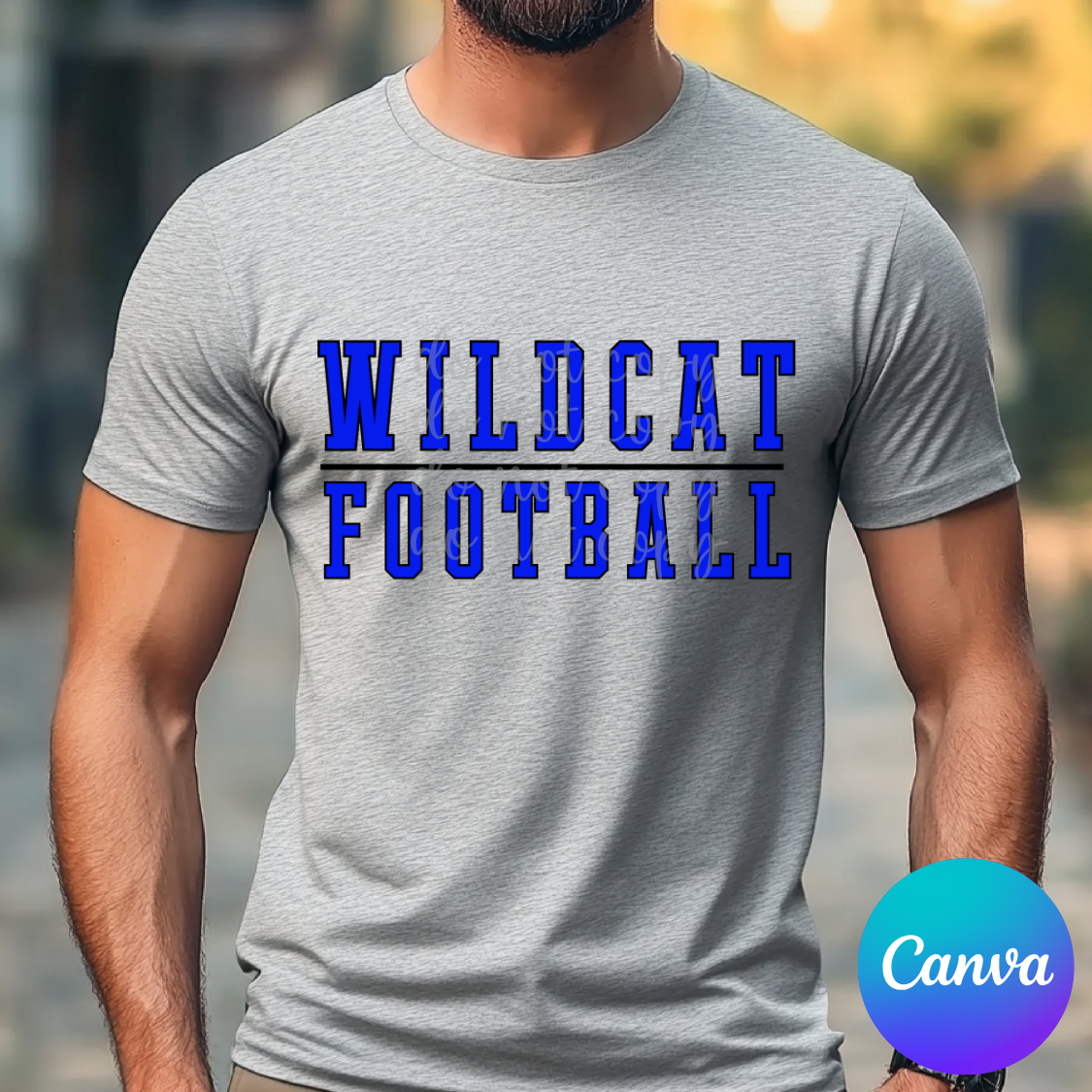 Custom Men'S Varsity Line Top — design example 1