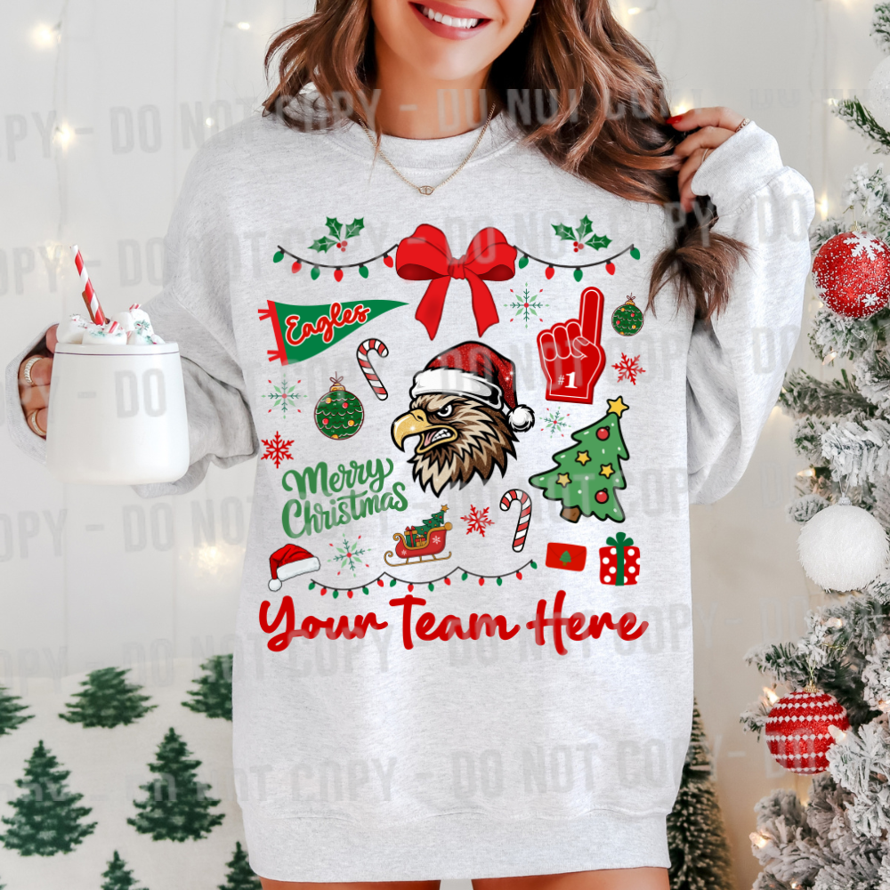 Custom Christmas Collage Top — design example 1