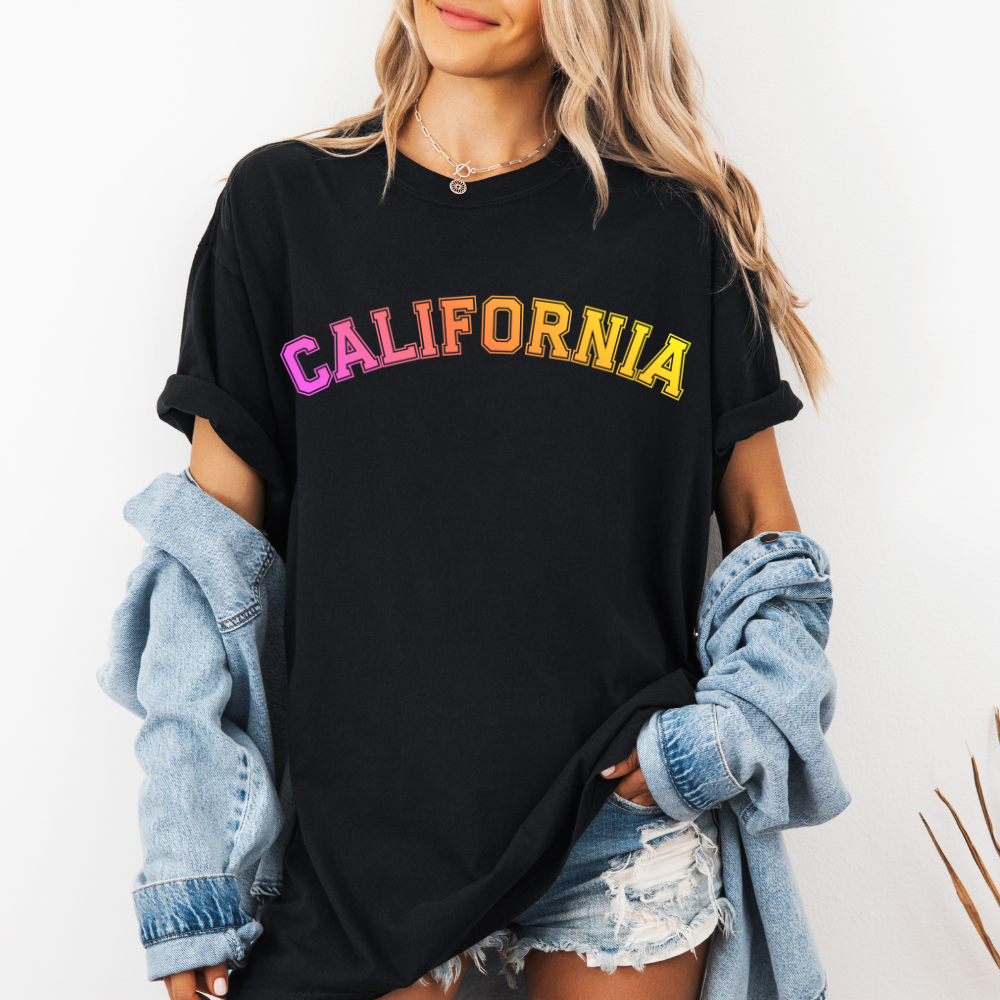 Custom Varsity Block Outline Curved Top — design example 2