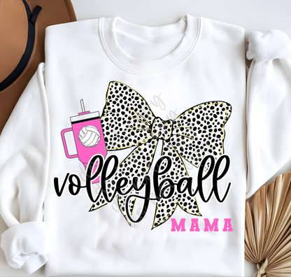 Custom Volleyball Mama Top — design example 1