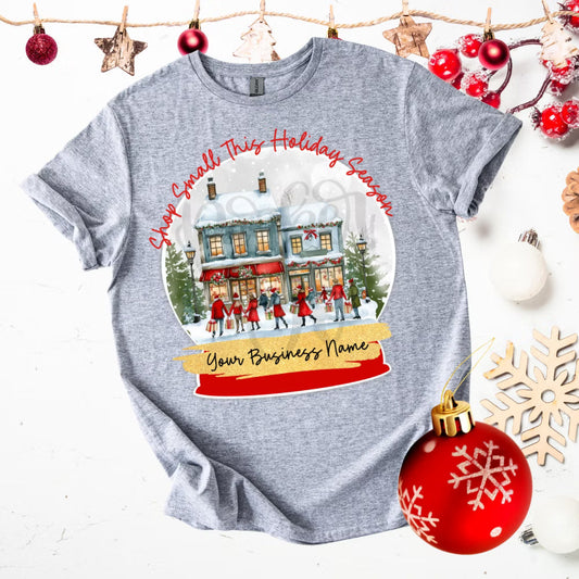 Custom Shop Small Snow Globe Top — design example 1