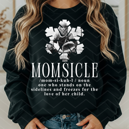 Custom Momsicle Snowflake Photo Frame Top — design example 1