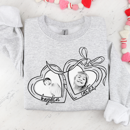 Custom Photo Locket Top — design example 1