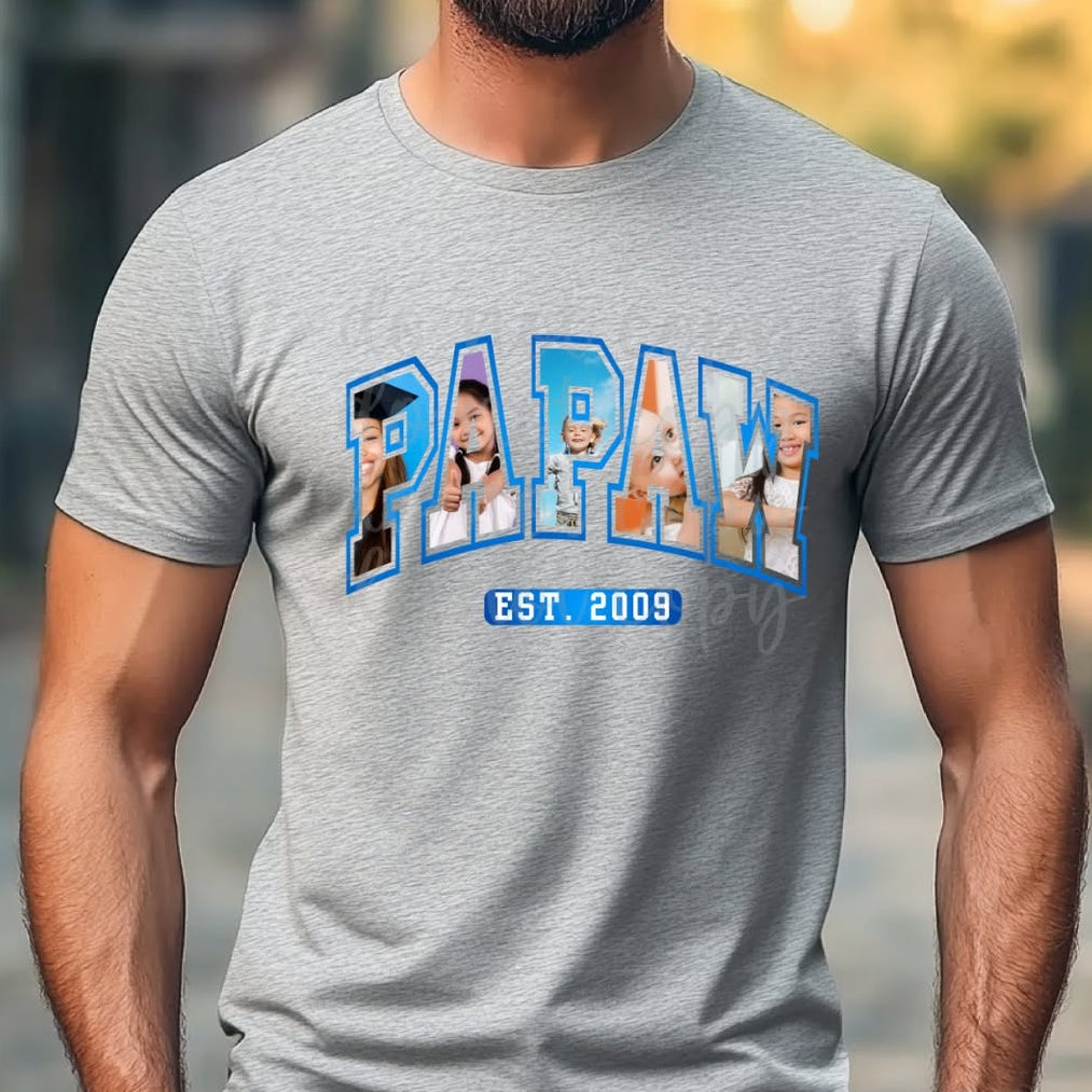 Custom Papaw  Photo Top — design example 1