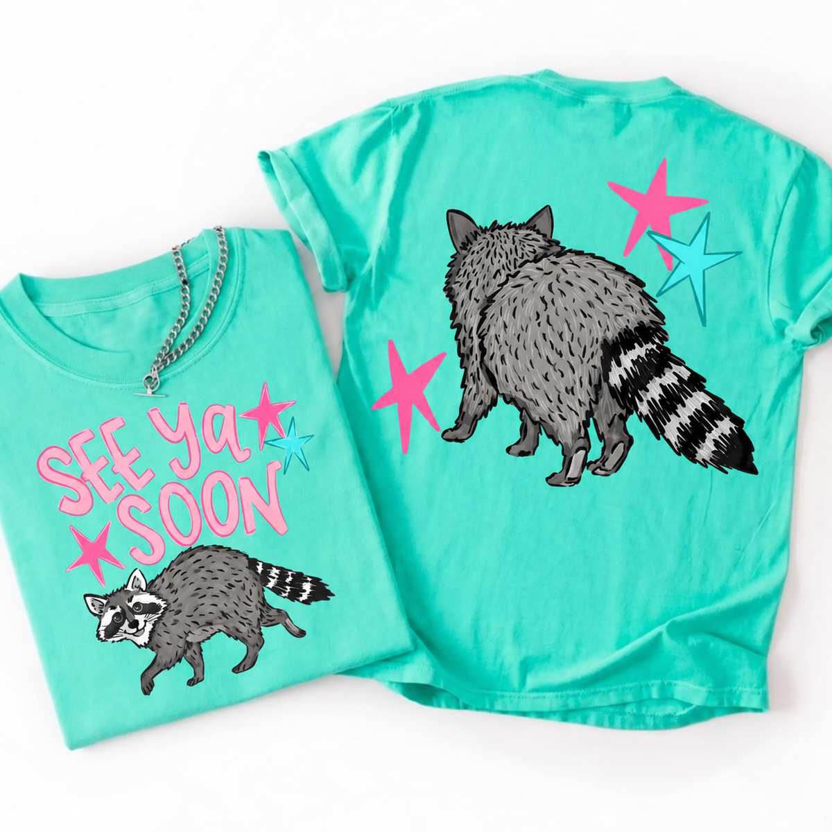 See Ya Soon Raccoon front and back cover photo