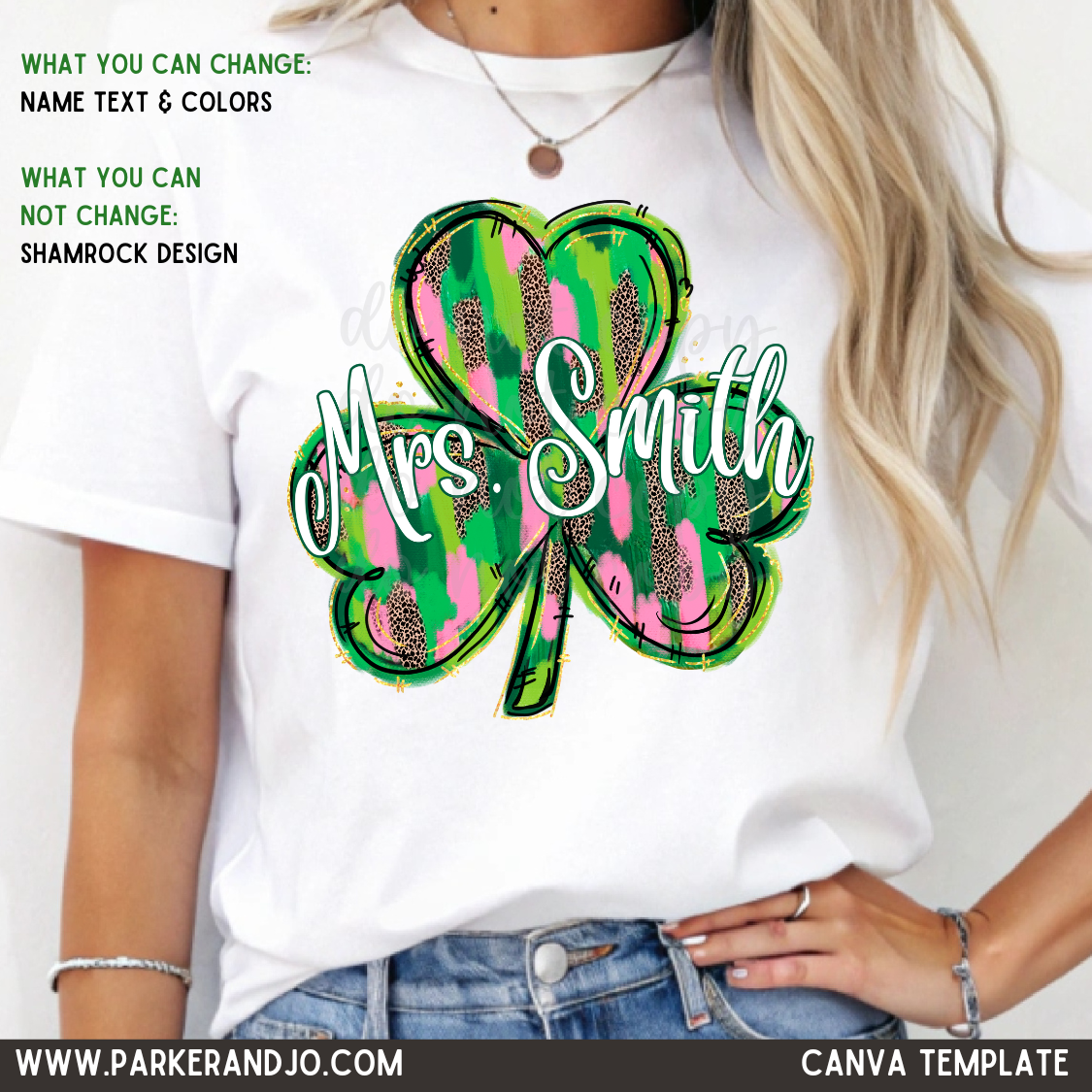 Custom Shamrock Top — design example 1
