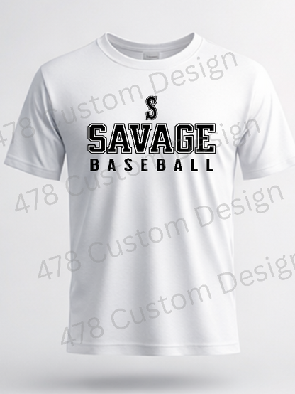 Georgia Savage Baseball 9u- Design 18